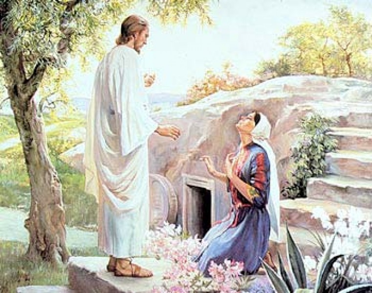 Jezus przy swoim grobie
