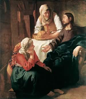 O siostrach miłujących Jezusa: Marcie i Marii. Łk 10,38-42 | Apostolstwo  Modlitwy